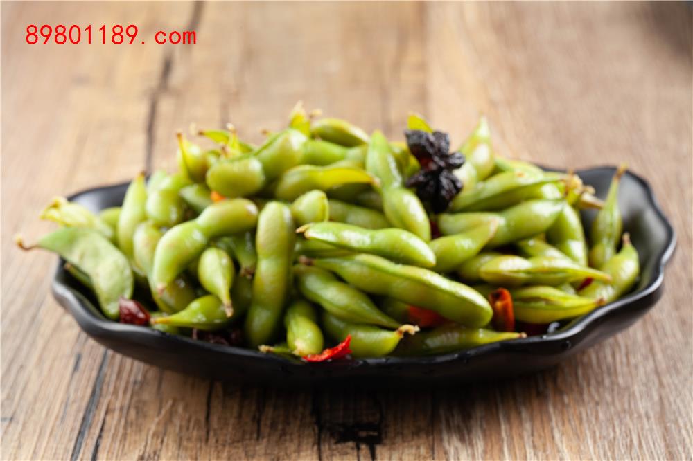 水煮毛豆 -